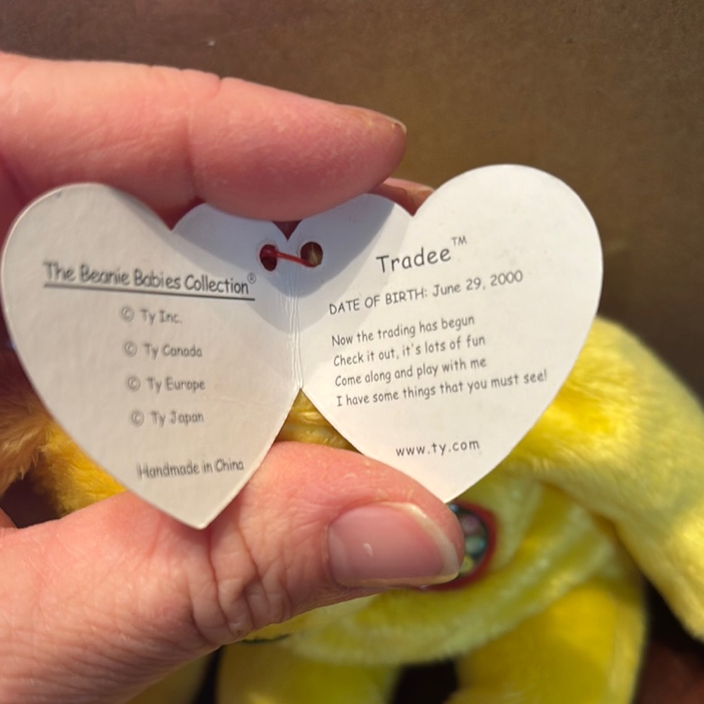 Ty Tradee Beanie Baby Plush NWT - Picture 2 of 4